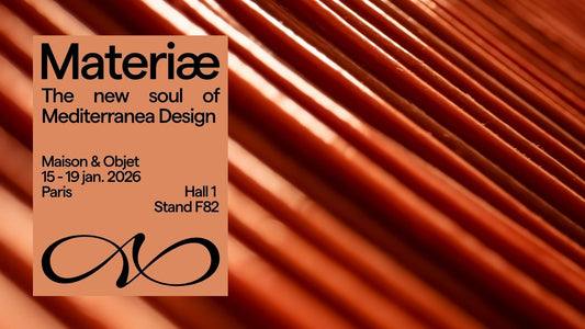 Materiae: the new collection by Mediterranea Design Studio.